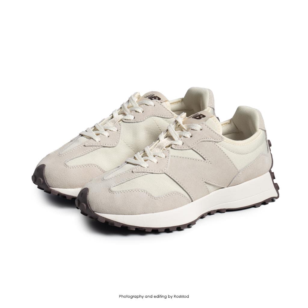 کتانی نیوبالانس 327 خاکی کِرِم – New Balance WS327 Angora — تصویر ۲