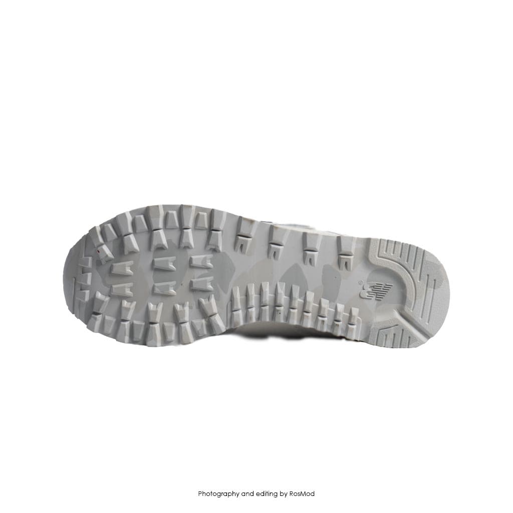 کتانی نیوبالانس 574 شیری طوسی – New Balance ML574 White — تصویر ۴