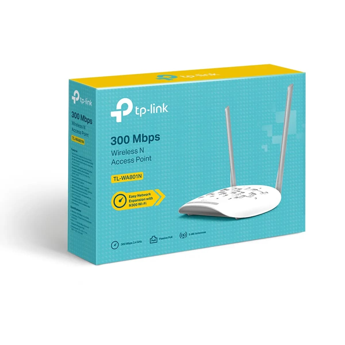 روتر، تقویت کننده وای فای و اکسس پوینت تی پی لینک TP-Link TL-WA801N 300Mbps Wireless N Access Point — تصویر ۴