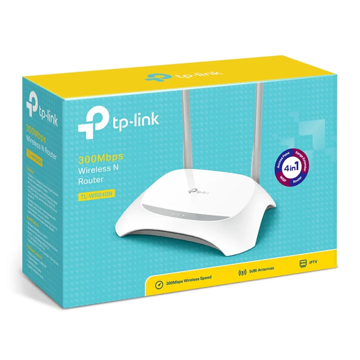 روتر، تقویت کننده وای فای و اکسس پوینت تی پی لینک TP-Link TL-WR840N 300 Mbps — تصویر ۴