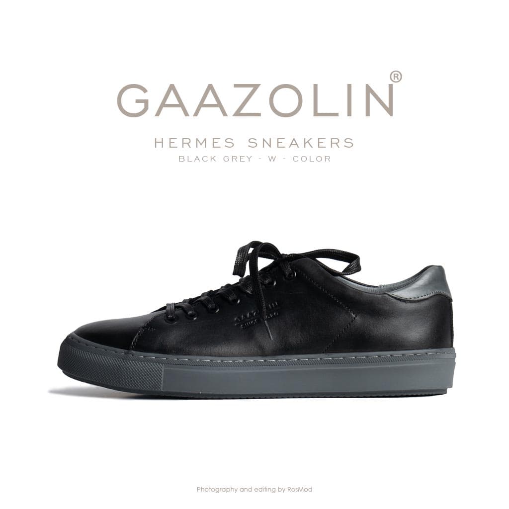 کتانی روزمره هرمس گازولین مشکی – GAAZOLIN Hermes Black Grey W