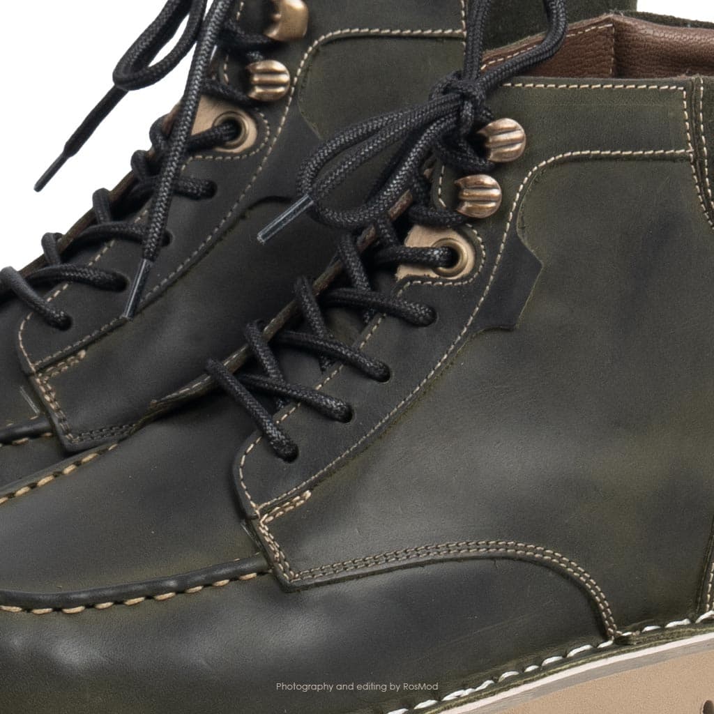 بوت هانگر 3 گازولین یشمی کریزی هورس – GAAZOLIN Hangar 3 Boots Cloudy Green C — تصویر ۵