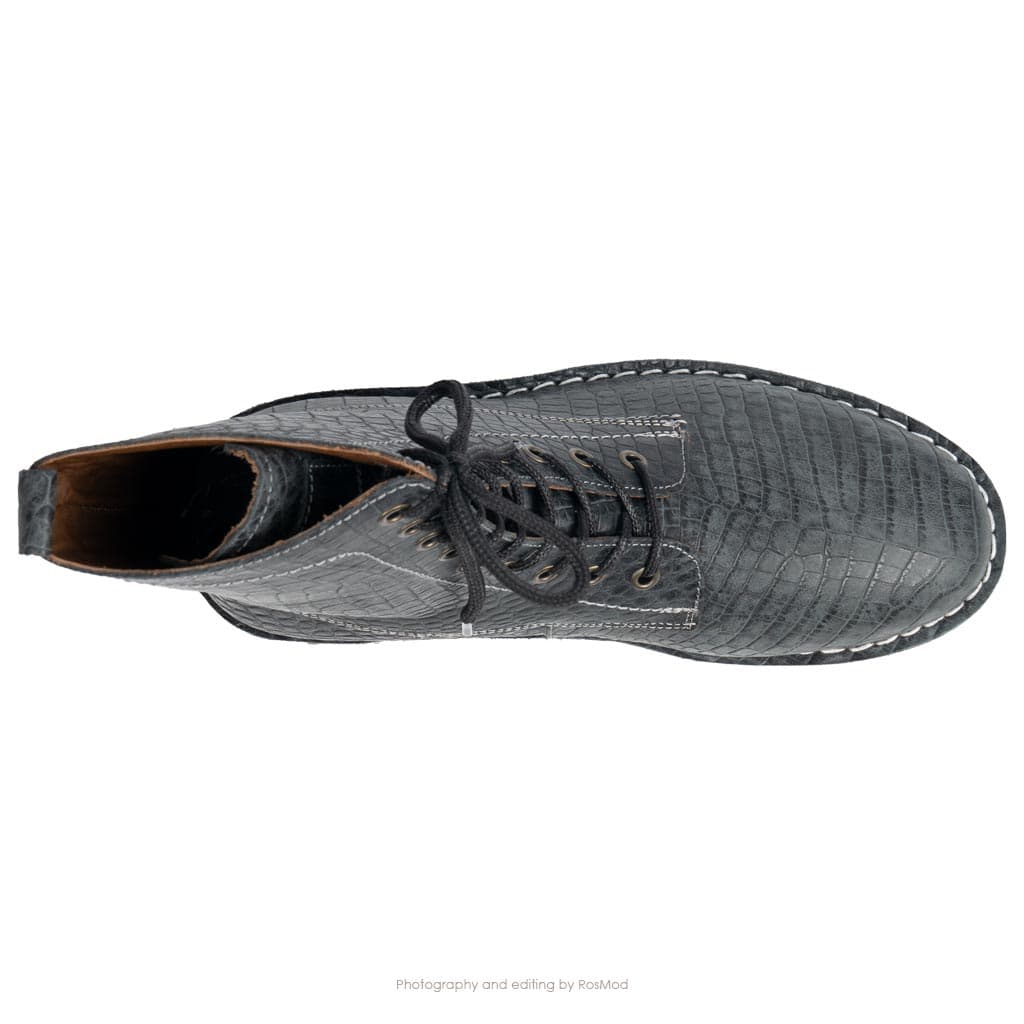 بوت پارتیزان گازولین پیتون مشکی – GAAZOLIN Partisan Boots Black Python A — تصویر ۵