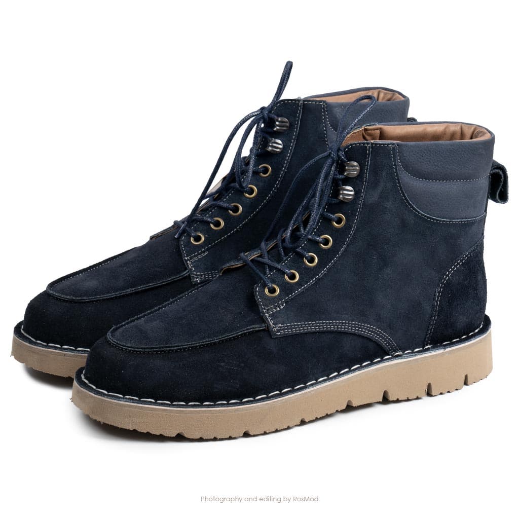 بوت هانگر گازولین سرمه ای جیر – GAAZOLIN Hangar Boots Deep Blue S — تصویر ۳