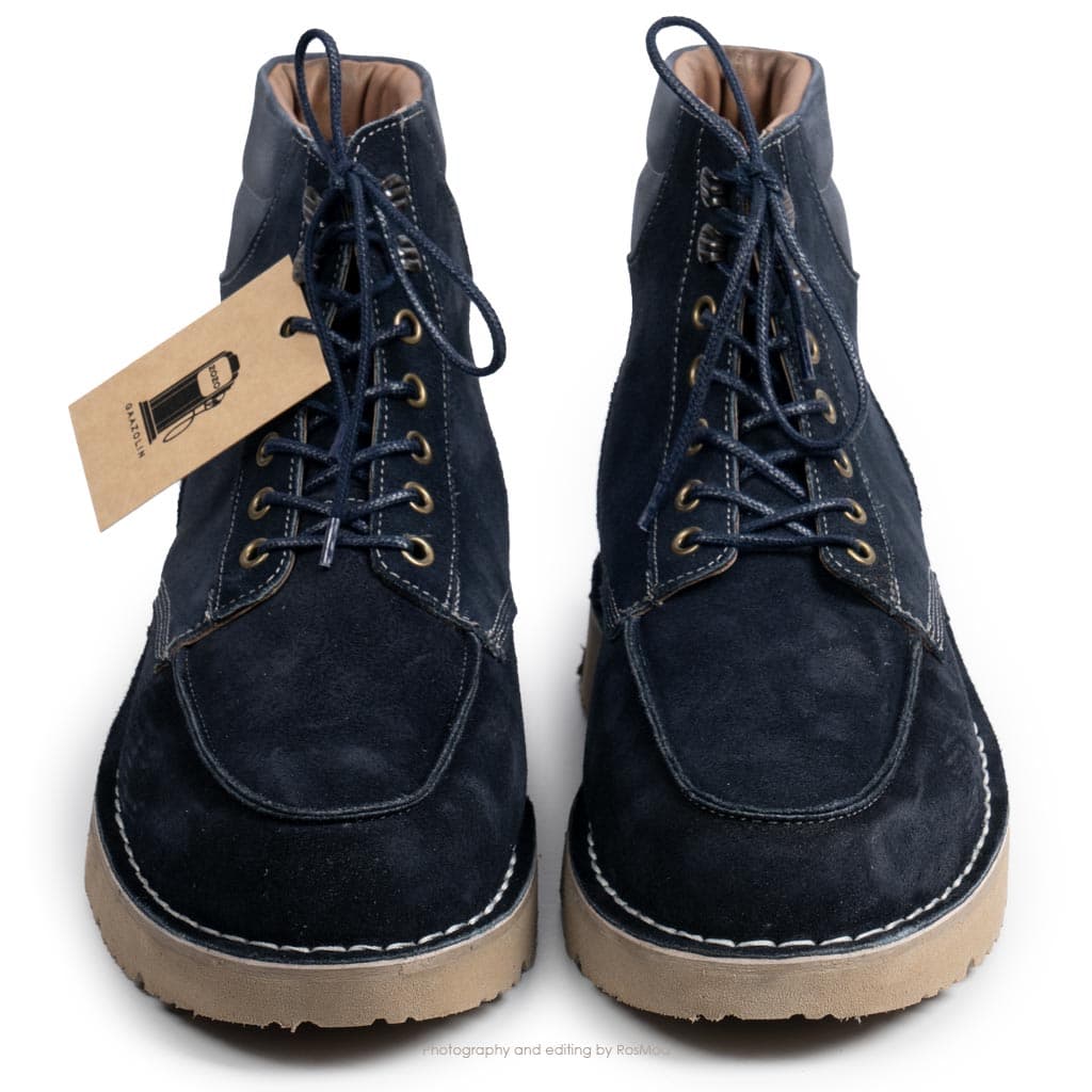 بوت هانگر گازولین سرمه ای جیر – GAAZOLIN Hangar Boots Deep Blue S — تصویر ۲
