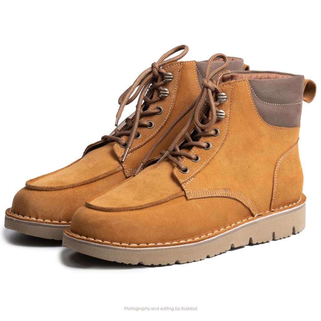 بوت هانگر گازولین شتری جیر – GAAZOLIN Hangar Boots Dark Gold S — تصویر ۳