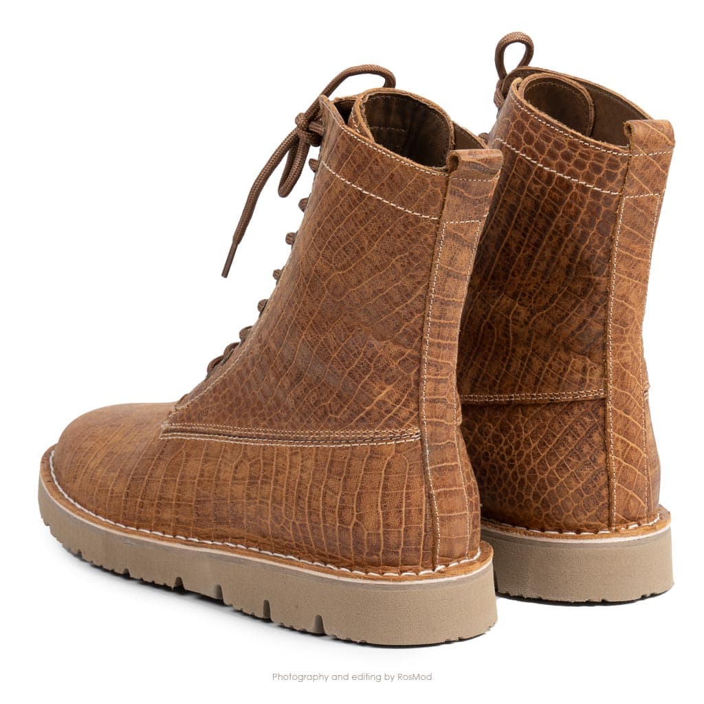 بوت پارتیزان گازولین پیتون شتری – GAAZOLIN Partisan Boots Original Python A — تصویر ۴