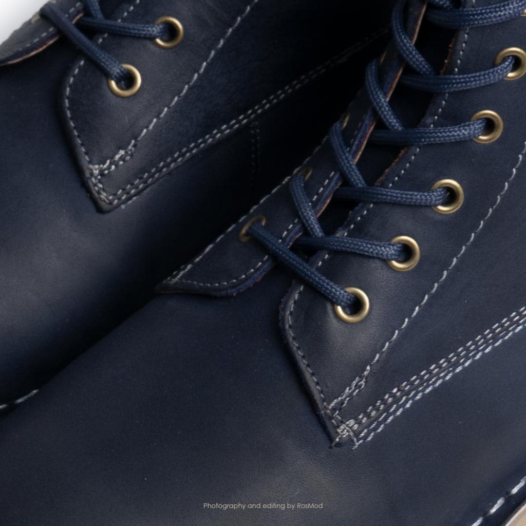 بوت پارتیزان گازولین سرمه‌ای کریزی هورس – GAAZOLIN Partisan Boots Deep Seat C — تصویر ۶