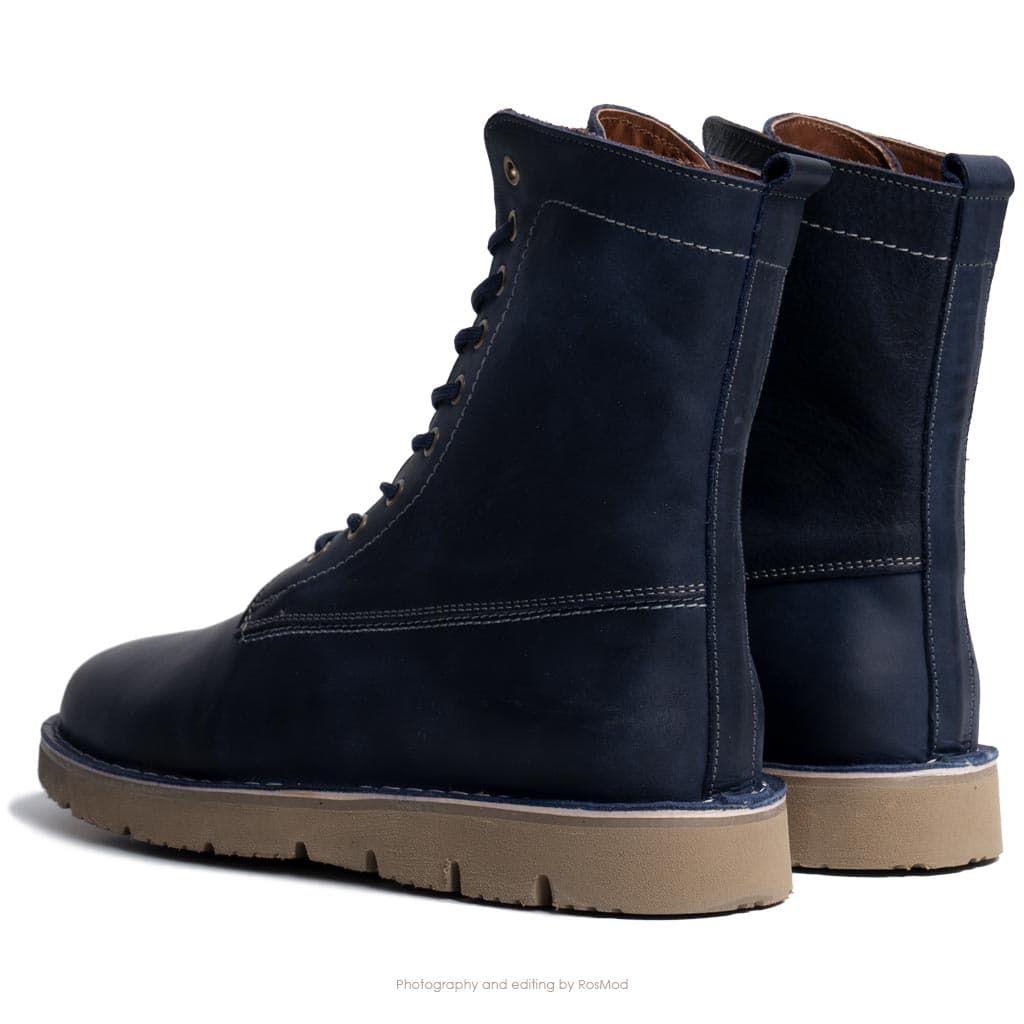 بوت پارتیزان گازولین سرمه‌ای کریزی هورس – GAAZOLIN Partisan Boots Deep Seat C — تصویر ۴