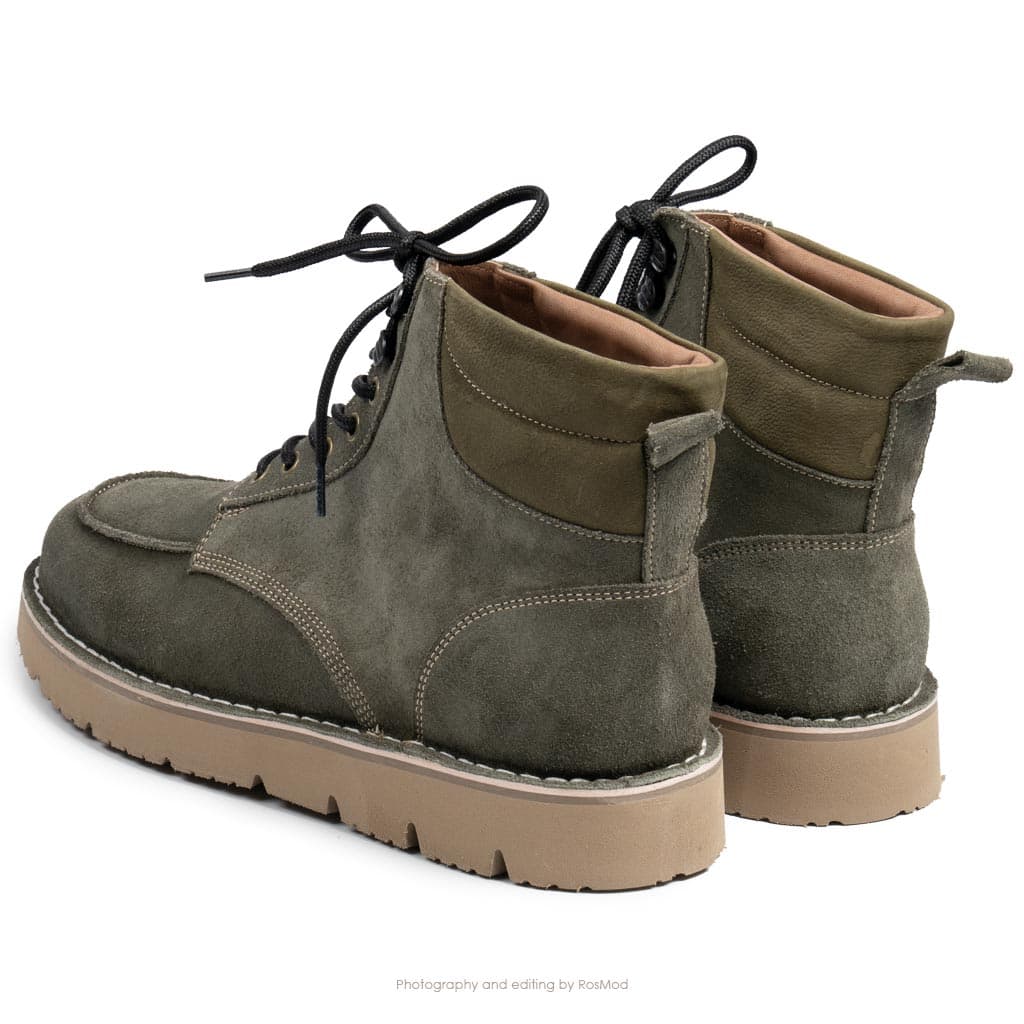 بوت هانگر گازولین سبز بی فروغ جیر – GAAZOLIN Hangar Boots Grass Bud S — تصویر ۴