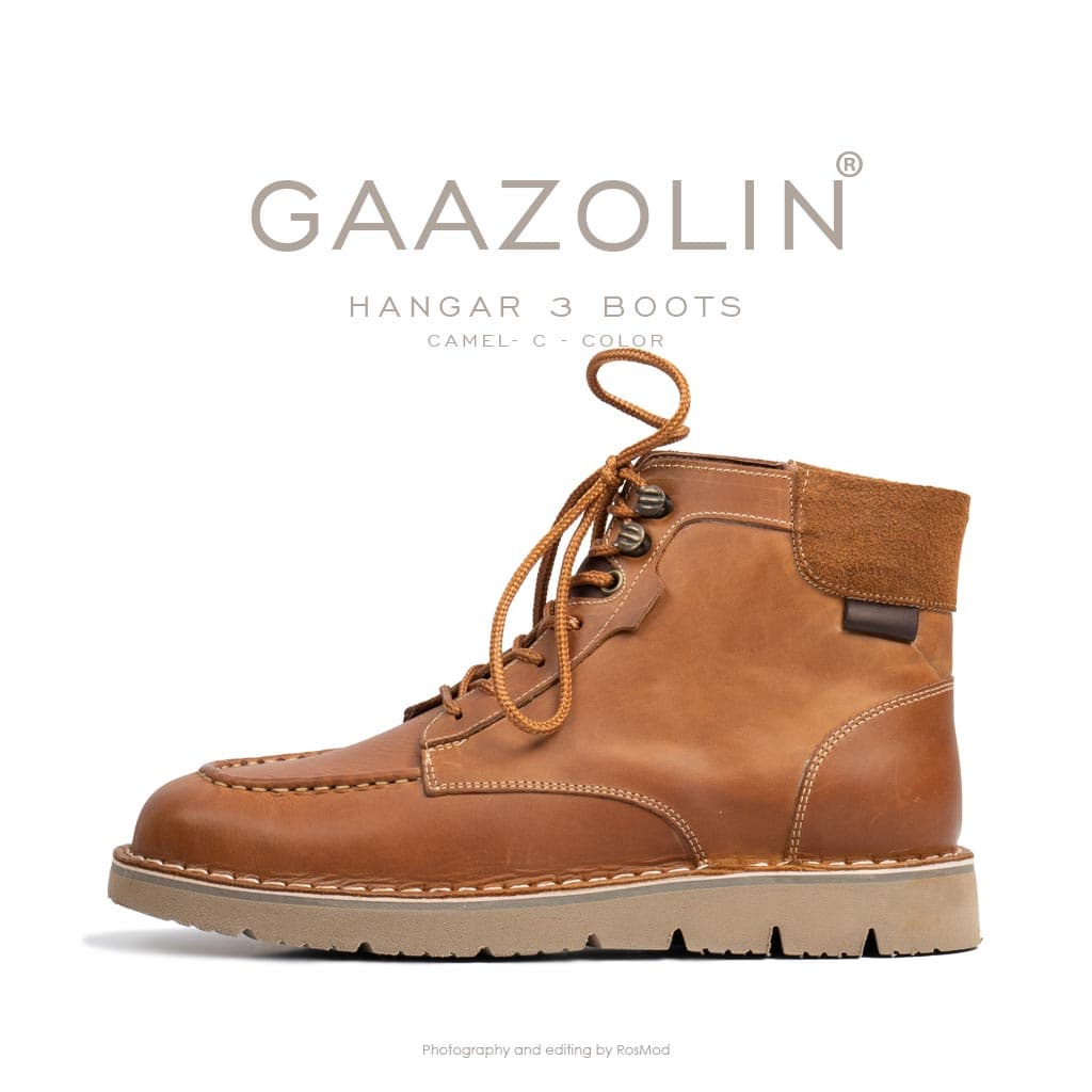بوت هانگر 3 گازولین شتری کریزی هورس – GAAZOLIN Hangar 3 Boots Camel C