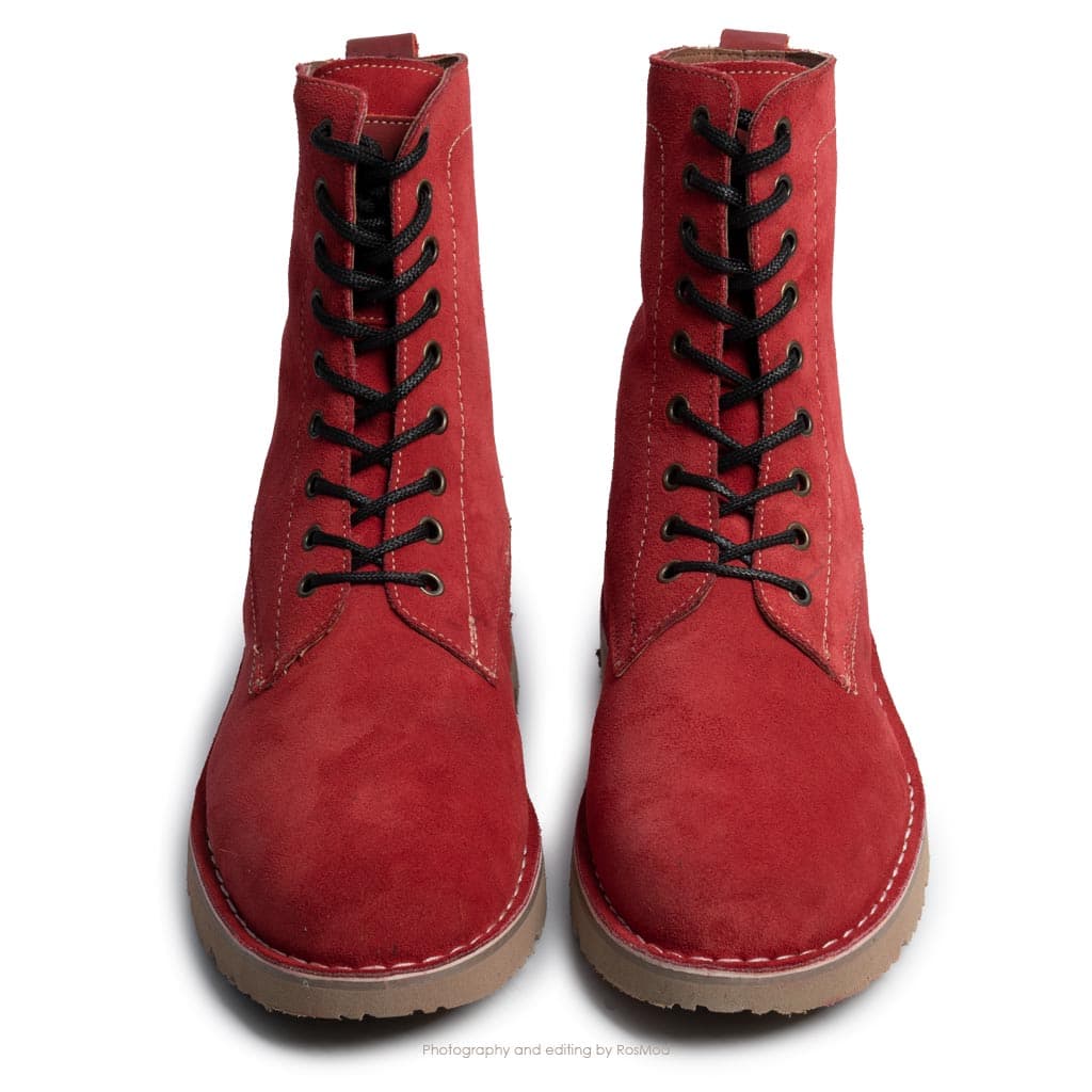 بوت پارتیزان گازولین آلبالویی جیر – GAAZOLIN Partisan Boots Cherry Militia S — تصویر ۲