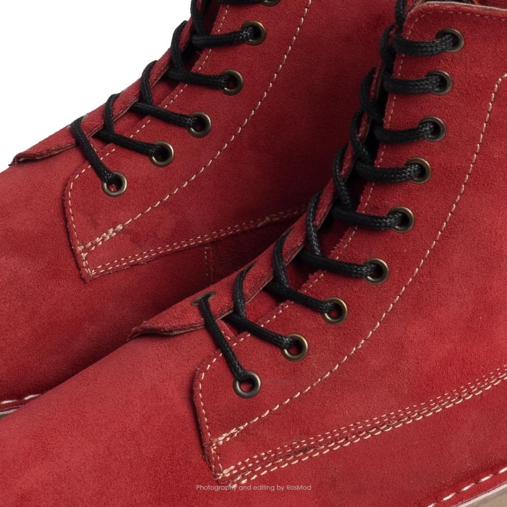 بوت پارتیزان گازولین آلبالویی جیر – GAAZOLIN Partisan Boots Cherry Militia S — تصویر ۶
