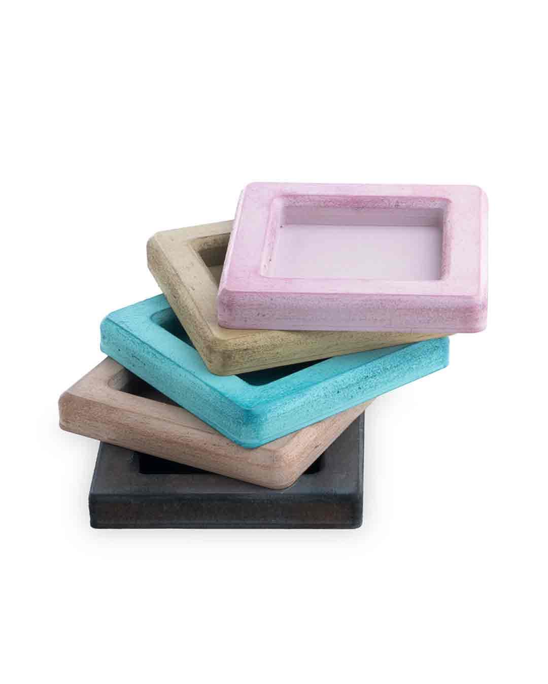 سینی MDF مربع تکنفره (در 6 رنگ)