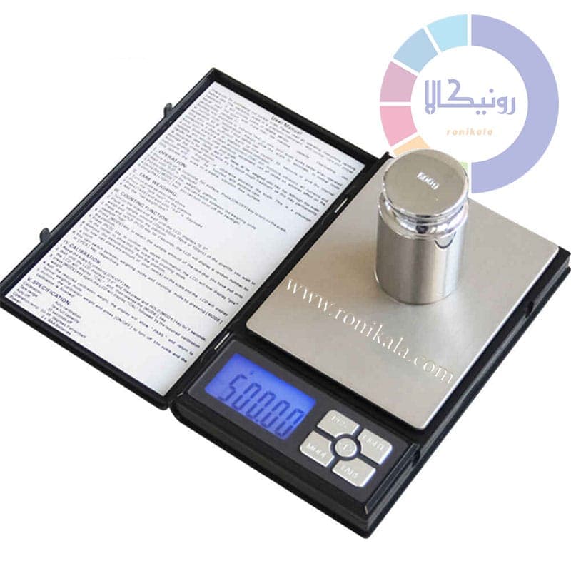 ترازو جیبی NOTEBOOK UNIWEIGH_500 gr دقت 0/01 — تصویر ۵