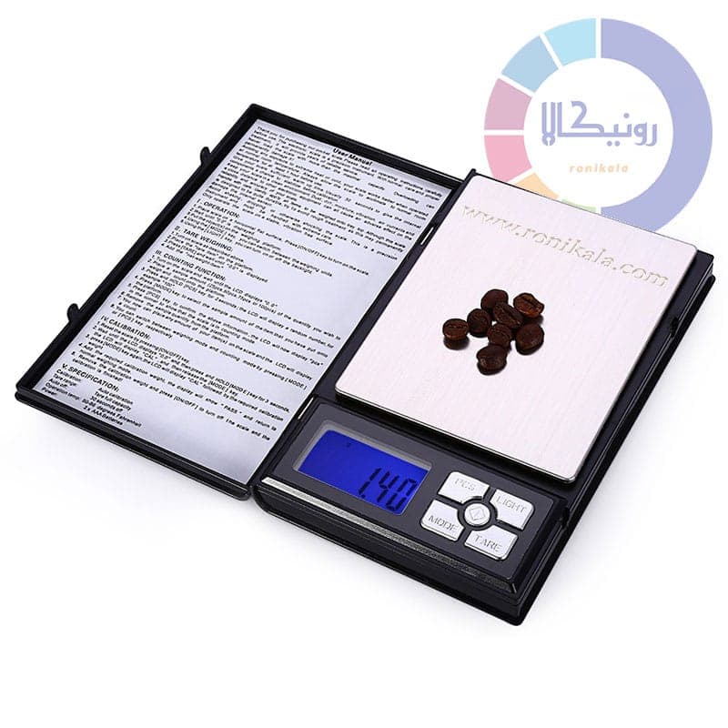 ترازو جیبی NOTEBOOK UNIWEIGH_500 gr دقت 0/01 — تصویر ۶
