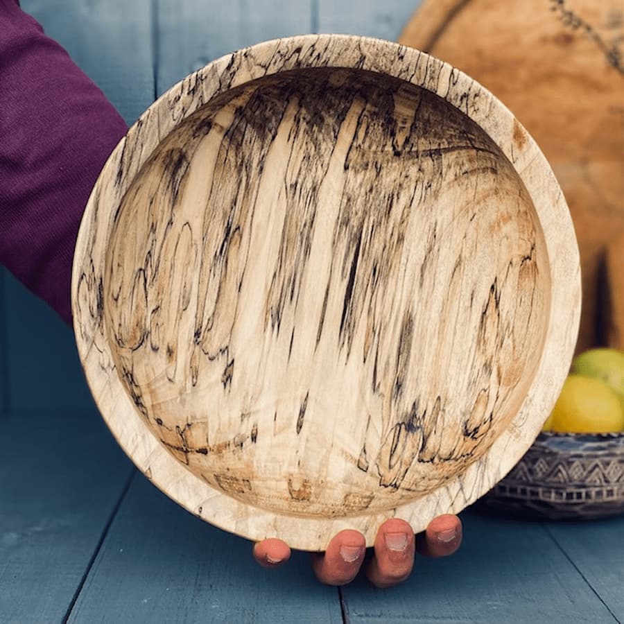 کاسه چوبی افرا کد 0282 — تصویر ۳