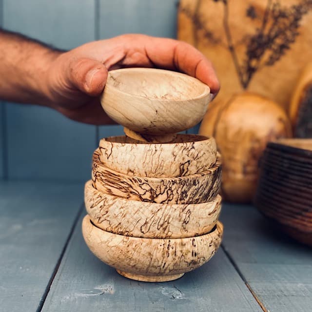 کاسه چوبی افرا کد 0279