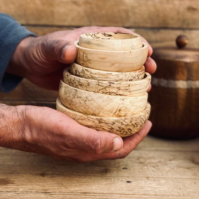 کاسه چوبی افرا کد 0277