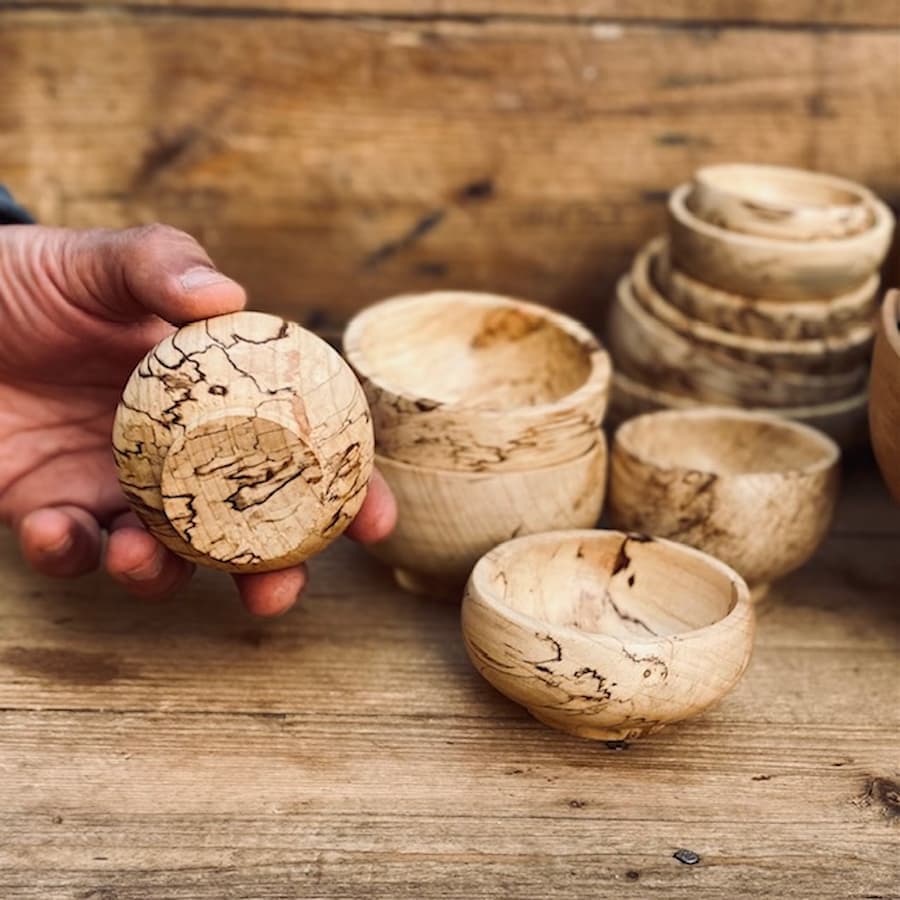 کاسه چوبی افرا کد 0276 — تصویر ۲