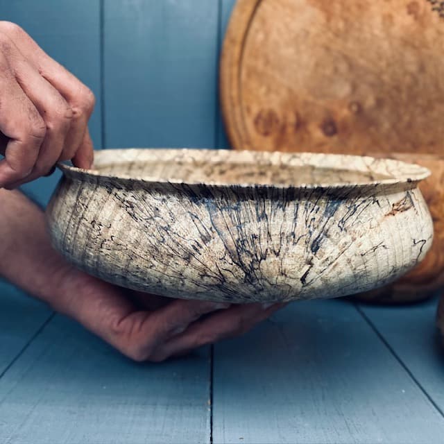 کاسه چوبی افرا کد 0272