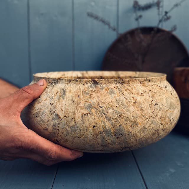 کاسه چوبی افرا ابلق کد 0267