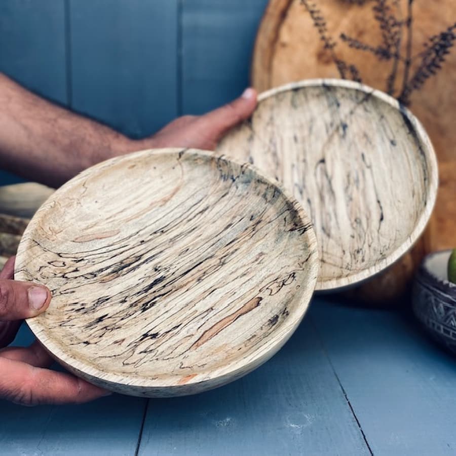 پیش دستی چوبی افرا ابلق کد 40098 — تصویر ۲