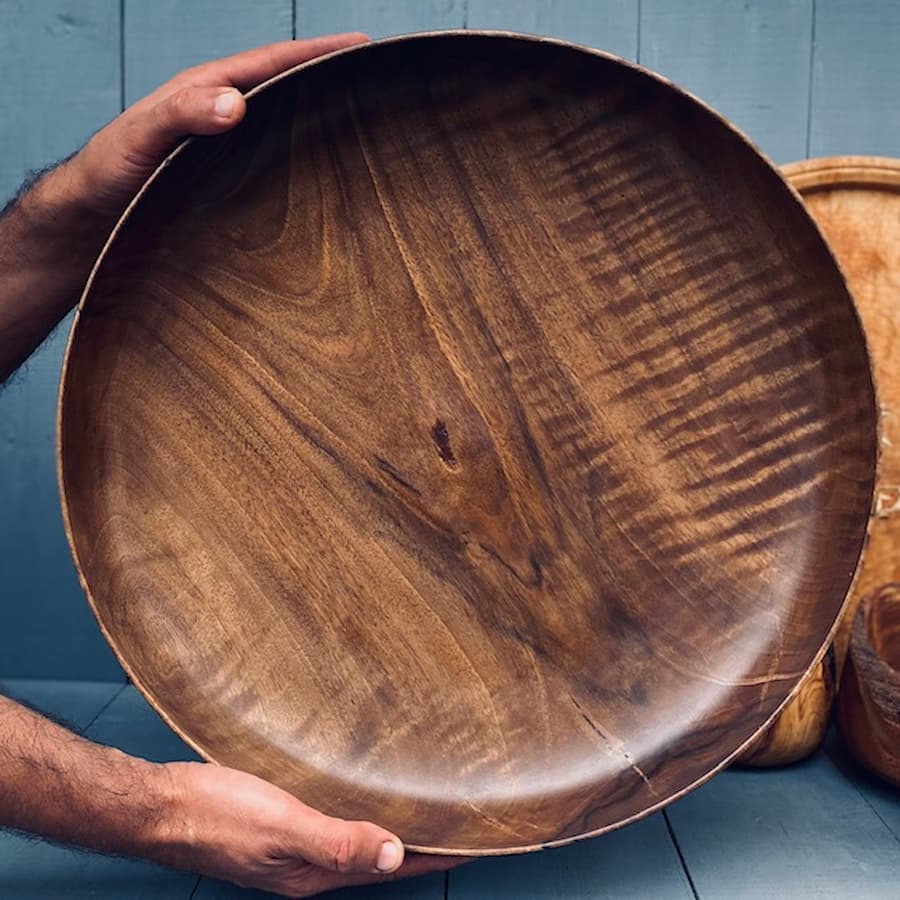 ظرف چوبی گردو کد 01003 — تصویر ۲