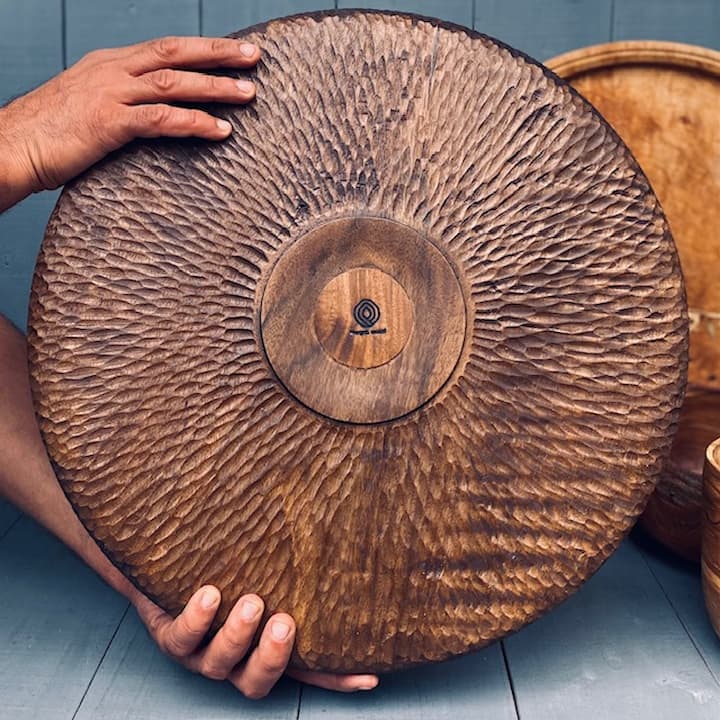 ظرف چوبی گردو کد 01003 — تصویر ۴