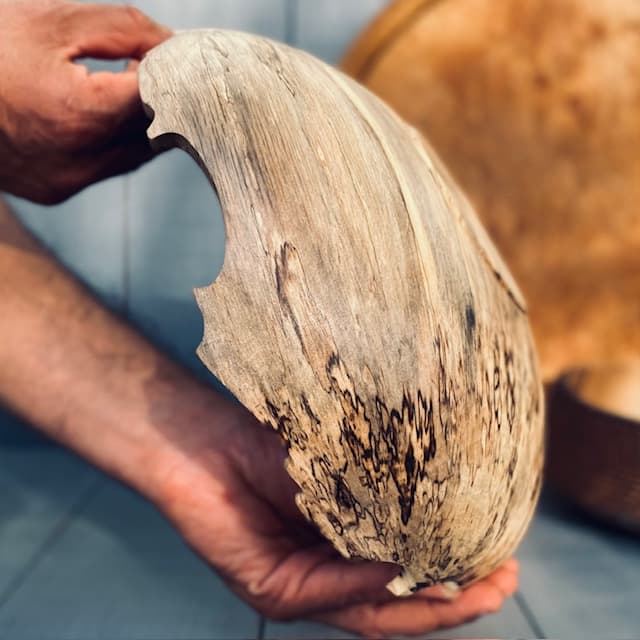 کاسه چوبی ممرز کد 0246 — تصویر ۵