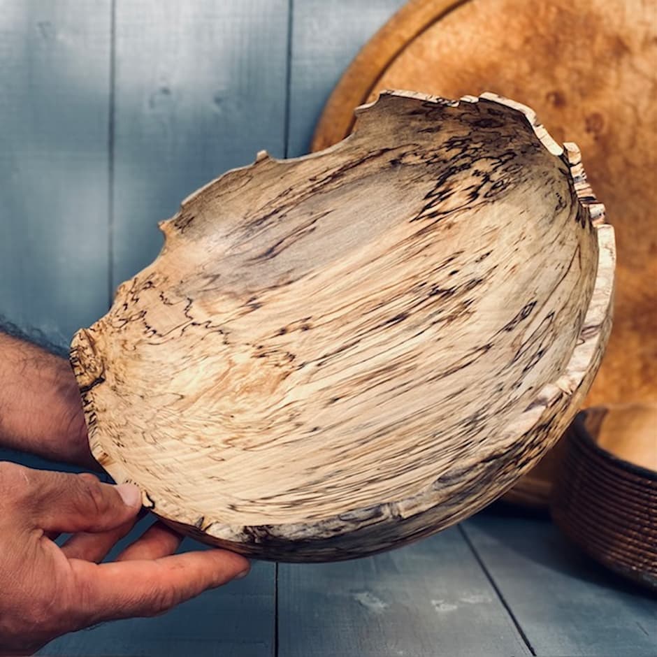 کاسه چوبی ممرز کد 0246 — تصویر ۳