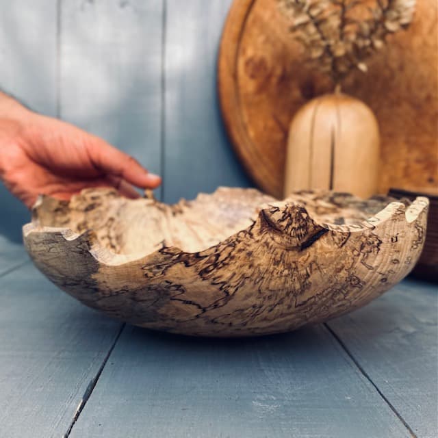 کاسه چوبی ممرز کد 0246