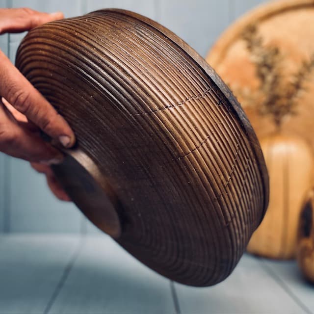 کاسه چوبی کد 0243 — تصویر ۴