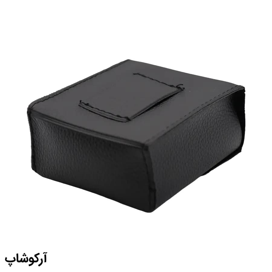 کیف عینک برند ریبن Ray-Ban با رنگ مشکی، جنس چرمی و مناسب برای عینک تاشو مدل 993021 — تصویر ۳