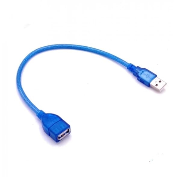 کابل افزایش طول USB2.0 شیشه ای طول 30 سانتی متر