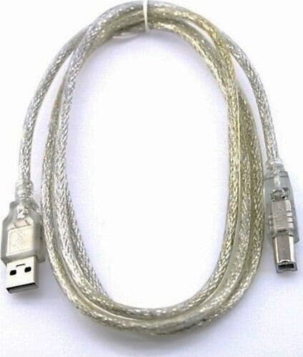 کابل پرینتر شیلد دار USB 2.0 بطول 3 متر (شفاف) — تصویر ۲