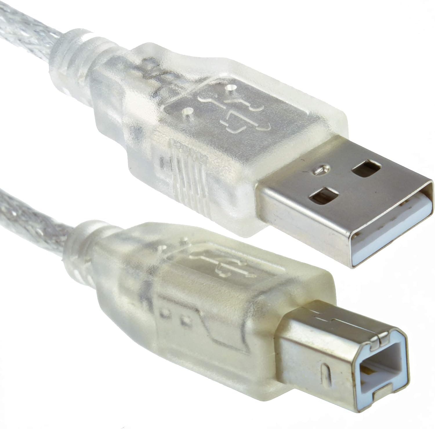 کابل پرینتر شیلد دار USB 2.0 بطول 3 متر (شفاف)
