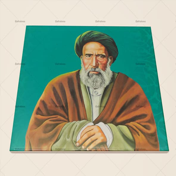 کاشی سرامیکی با عکس سید حسن مدرس کد 140