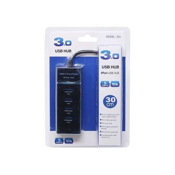 هاب ۴ پورت بدون کلید USB 3.0 مدل RH303 — تصویر ۲