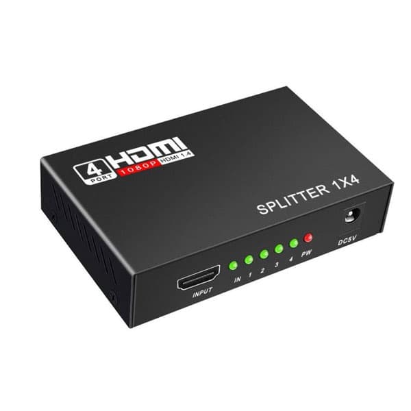 اسپلیتر 4 پورت HDMI با اداپتور Ver1.4
