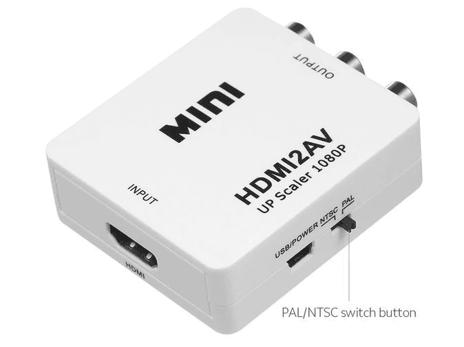 تبدیل HDMI TO AV مدل Mini کیفیت UP scaler 1080p — تصویر ۳