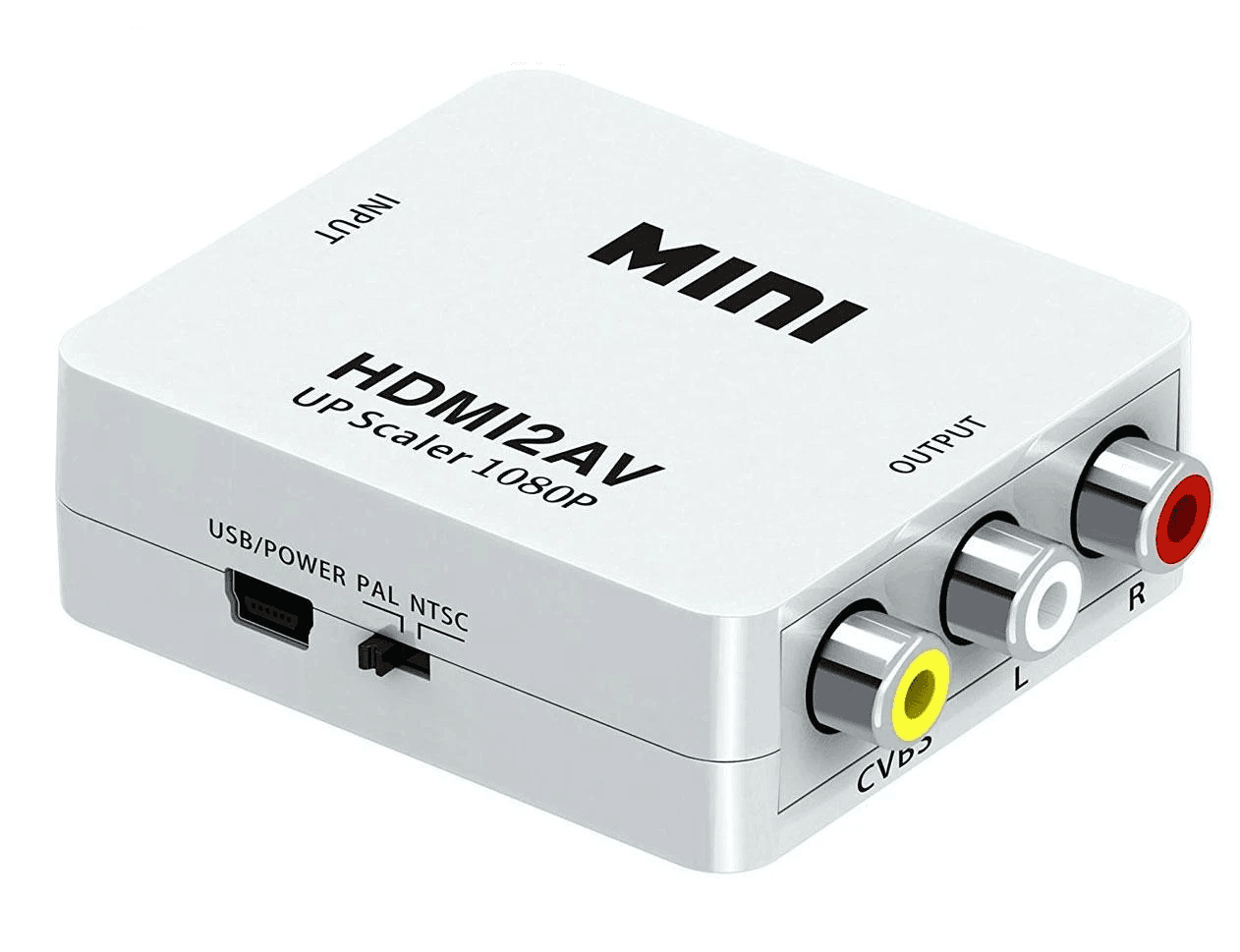 تبدیل HDMI TO AV مدل Mini کیفیت UP scaler 1080p