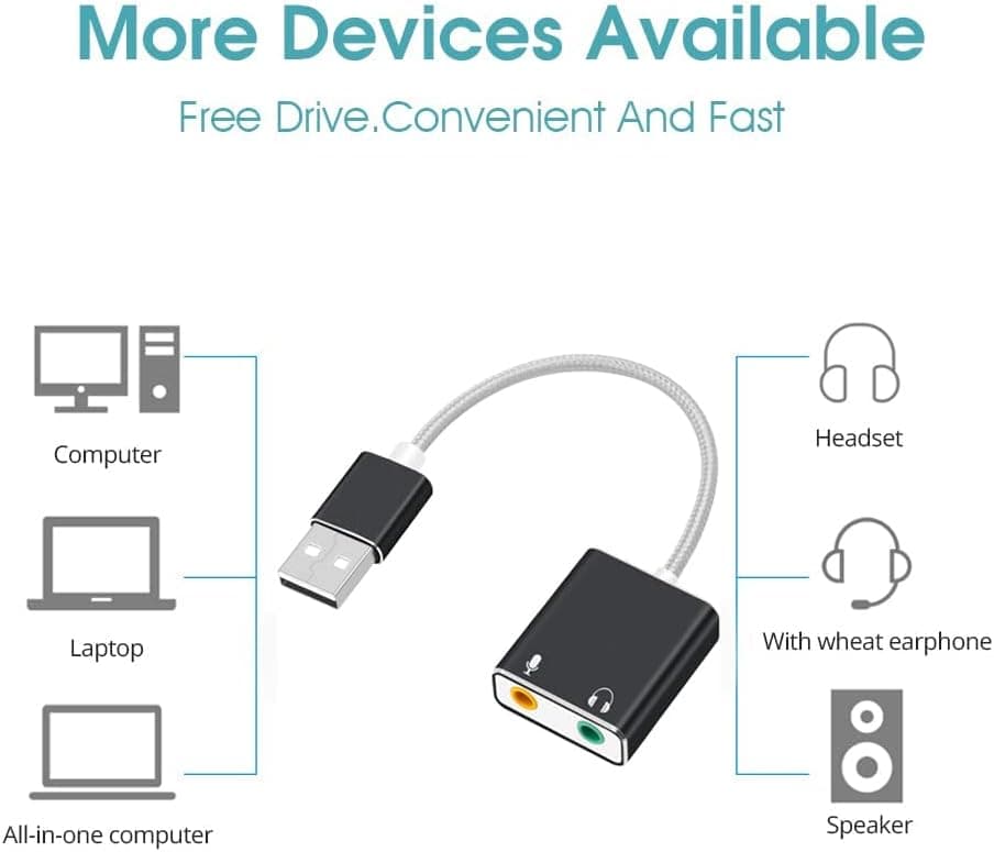کارت صدا USB مدل HIFI Magic Voice 7.1 CH — تصویر ۵
