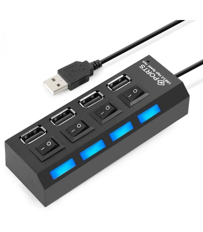 هاب 4 پورت USB 2.0 پورتز HI-SPEED کلیددار — تصویر ۲