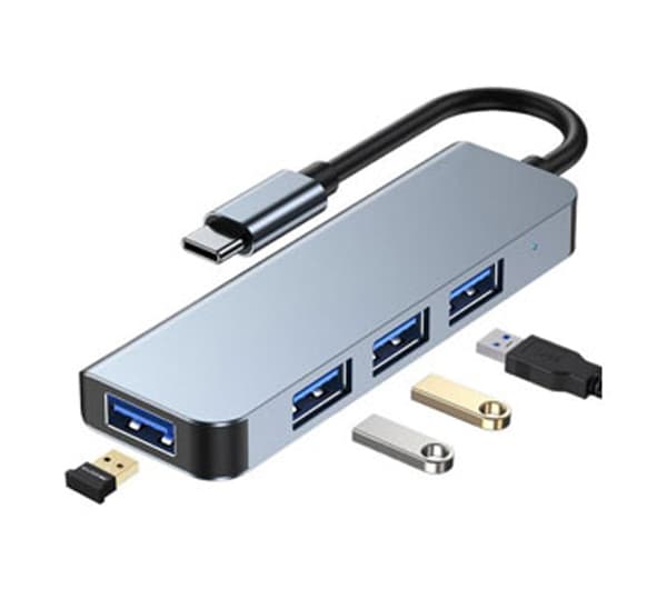 هاب 4 پورت Type-C مدل BC1.2