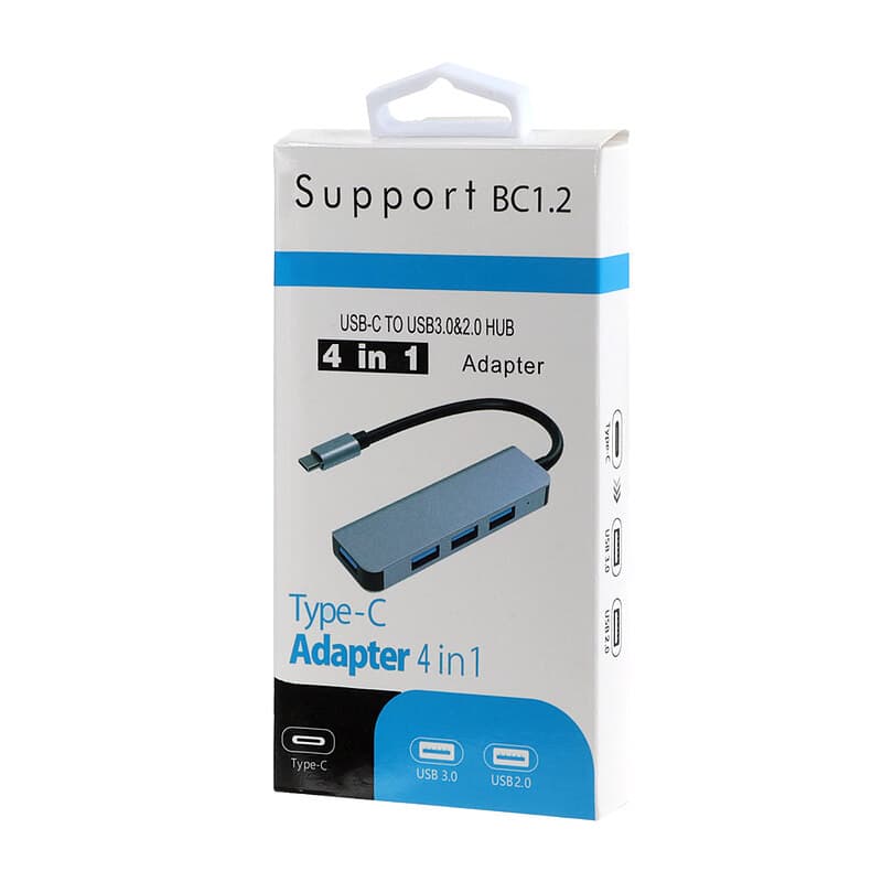 هاب 4 پورت Type-C مدل BC1.2 — تصویر ۲