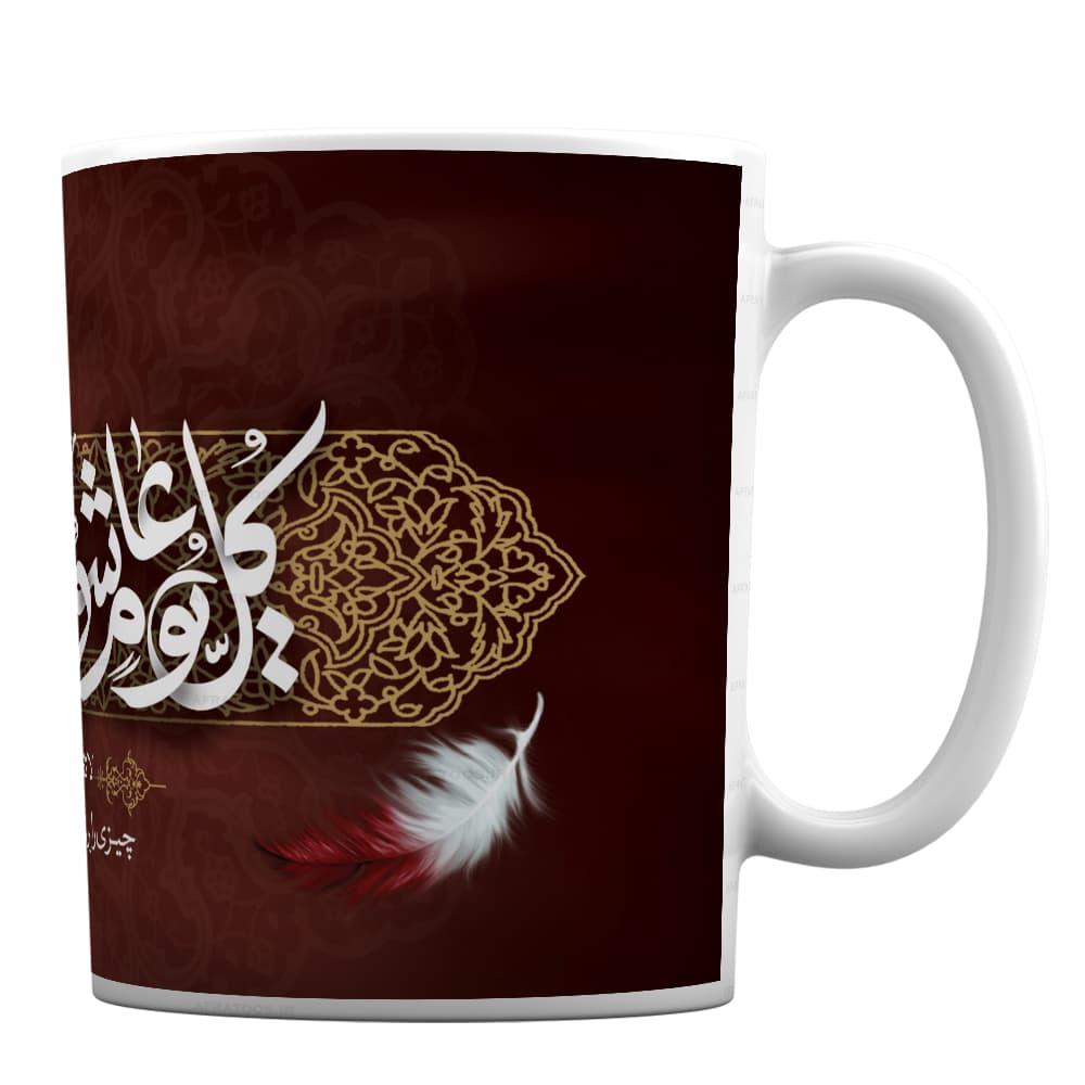 لیوان محرم طرح مذهبی عاشورا کد 196