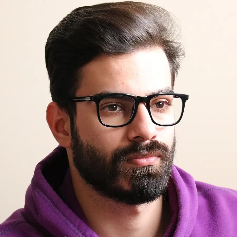 عینک بلوکنترل با فریم شکل مربعی، رنگ مشکی، دسته سیمدار و لولا فنری و لنز بلوکنترل ژاپنی برند Star مدل 250609 — تصویر ۲