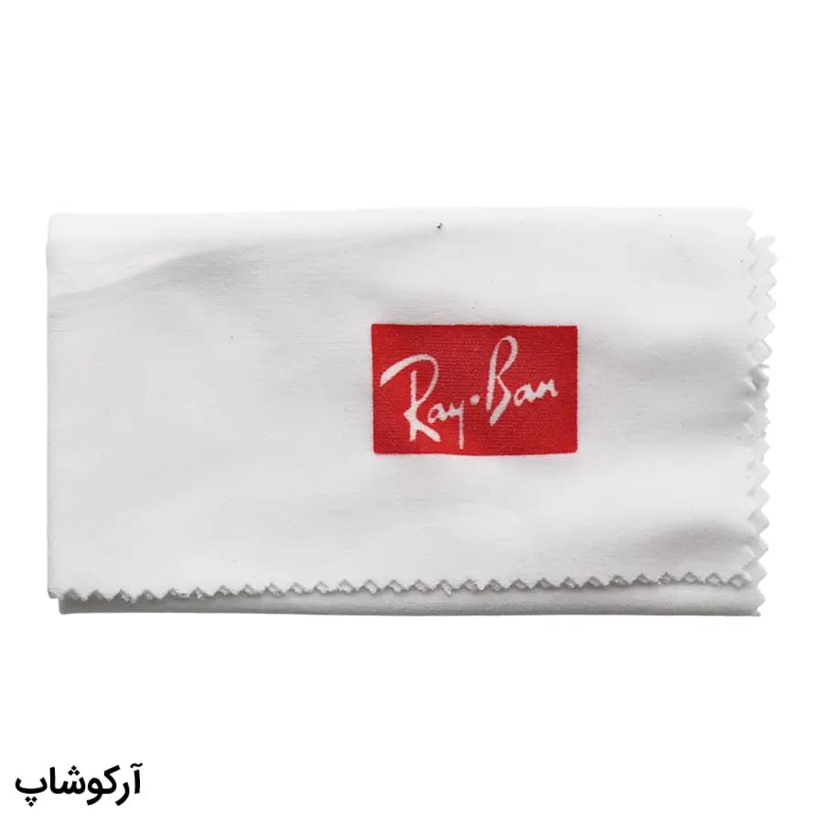پک عینک برند ریبن (Ray-Ban) با تمام تجهیزات و قاب مشکی رنگ و چرمی مدل 993028 — تصویر ۵