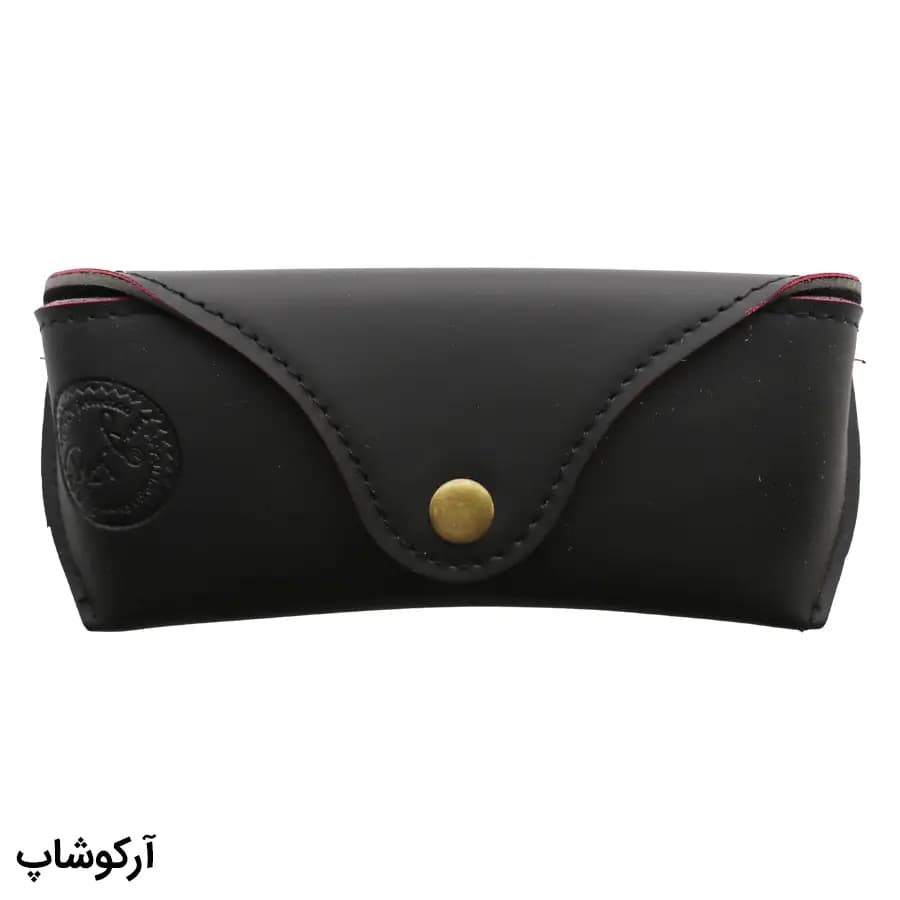 پک عینک برند ریبن (Ray-Ban) با تمام تجهیزات و قاب مشکی رنگ و چرمی مدل 993028 — تصویر ۳